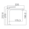 Mitigeur lavabo Rose haut chrome