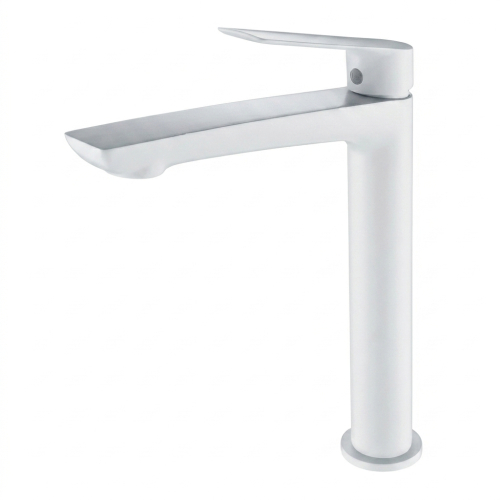 Mitigeur lavabo Shanghai haut blanc