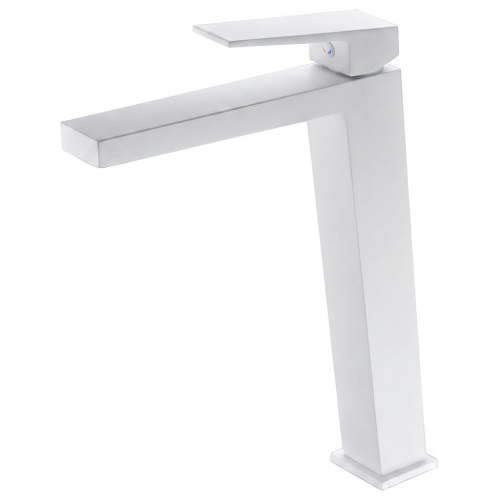 Mitigeur lavabo Shark haut blanc