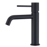 Mitigeur lavabo Milan Noir Mat