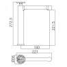 Mitigeur lavabo Circle haut noir