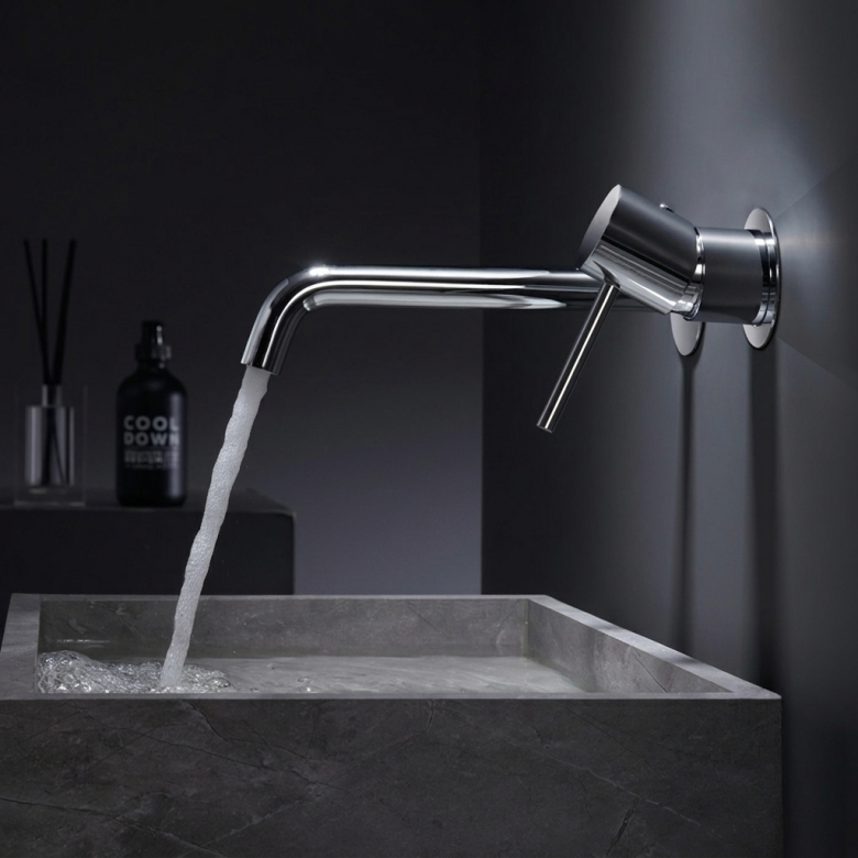 Mitigeur lavabo Encastré Milan chrome