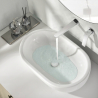 Mitigeur lavabo Encastré Cuba chrome