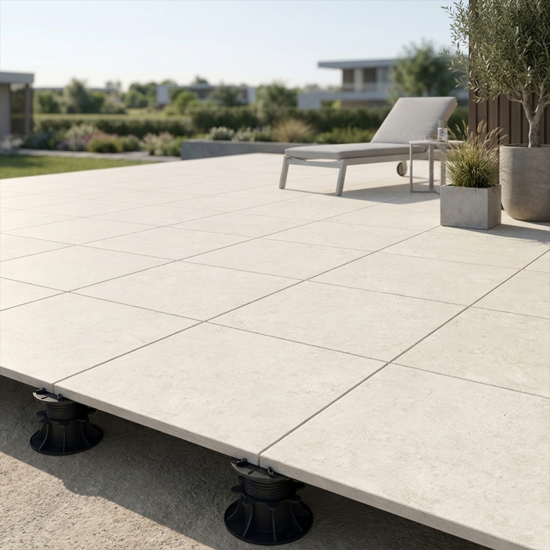 Dalle extérieur Syros 2.0 ivoire R11 60x60 cm