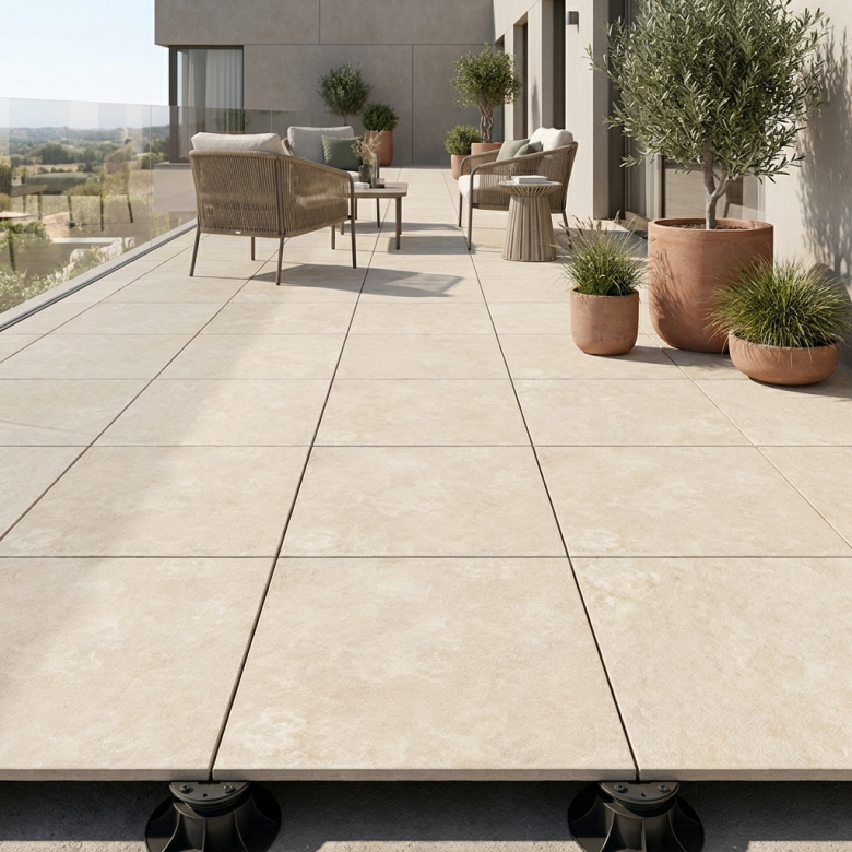 Dalle extérieur Syros 2.0 beige R11 60x60 cm