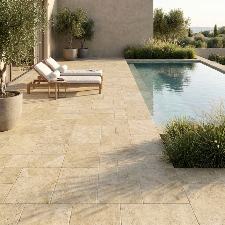 Dalle extérieur Pianosa 2.0 terre R11 60x90 cm