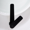 Mitigeur lavabo Cuba haut Noir Mat