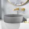 Mitigeur lavabo Encastré Circle Or Brossé