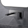 Mitigeur lavabo Encastré Riglione Gris Anthracite