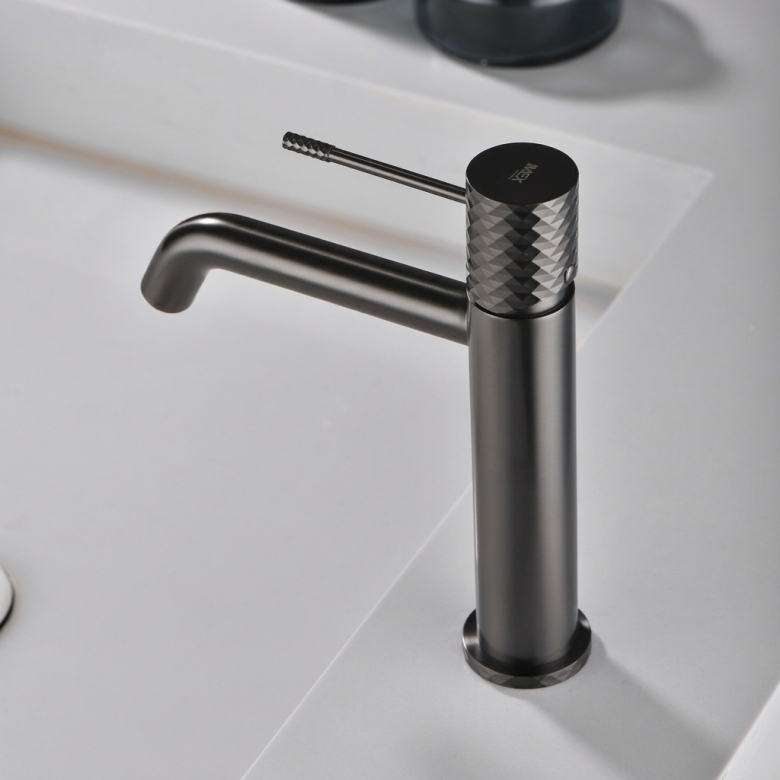 Mitigeur lavabo Zena Gris Anthracite