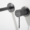 Mitigeur lavabo Encastré Zena Gris Anthracite