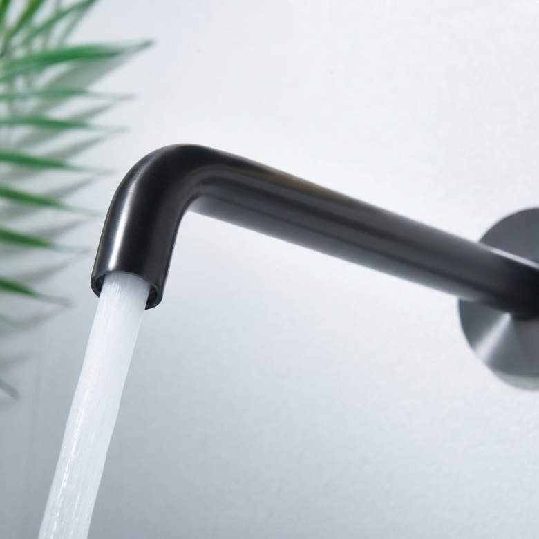 Mitigeur lavabo Encastré Zena Gris Anthracite