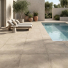 Dalle extérieur Dock 2.0 beige R11 100x100cm