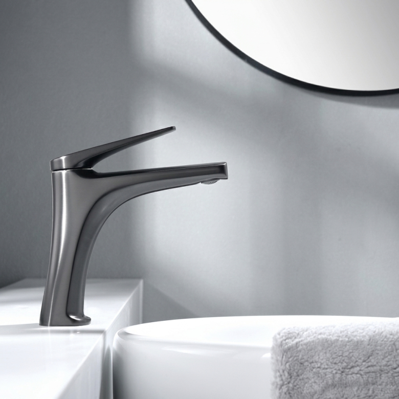 Mitigeur lavabo Lagia Gris Anthracite
