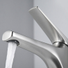 Mitigeur lavabo haut Lagia Acier