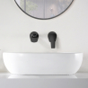 Mitigeur lavabo Encastré Lagia Noir Mat