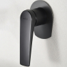 Mitigeur lavabo Encastré Lagia Noir Mat