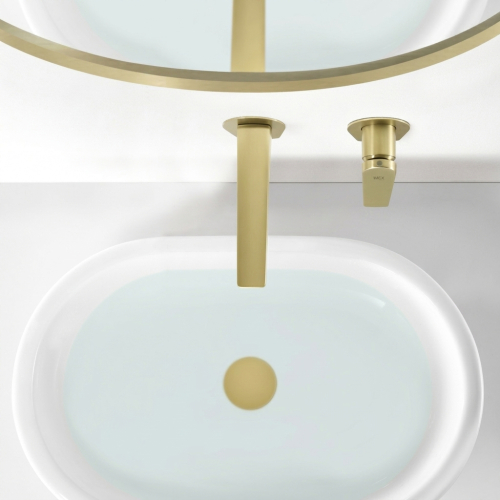 Mitigeur lavabo Encastré Lagia Or Brossé
