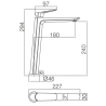 Mitigeur lavabo haut Flamande chrome
