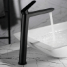 Mitigeur lavabo haut Flamande Noir Mat