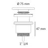 Vasque simple Selene Cuve XXL centrée