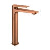 Mitigeur lavabo Cuba haut Or Rose Brossé