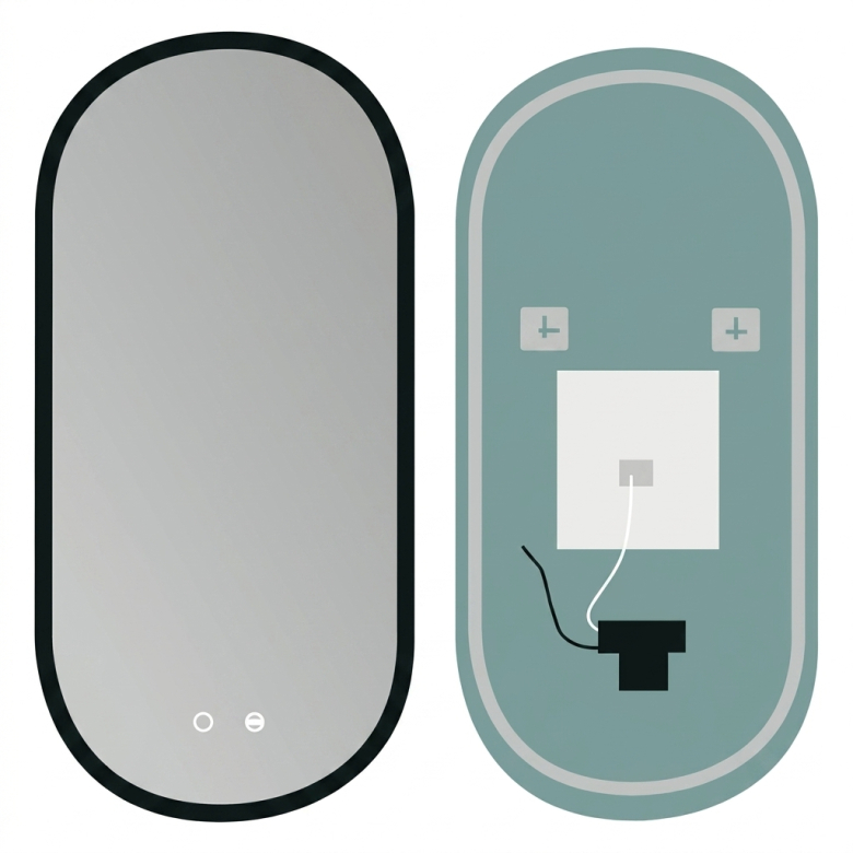 Miroir éclairant Victoria