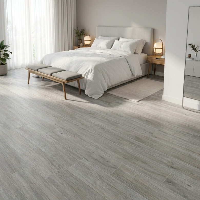 Carrelage sol imitation parquet Nature grey 22.5*90 cm