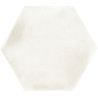 Carrelage sol hexagonal Acuarela blanc grisé 12,4x10,6 cm