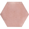 Carrelage sol hexagonal Acuarela rose poudré 12,4x10,6 cm