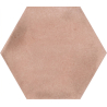 Carrelage sol hexagonal Acuarela rose poudré 12,4x10,6 cm
