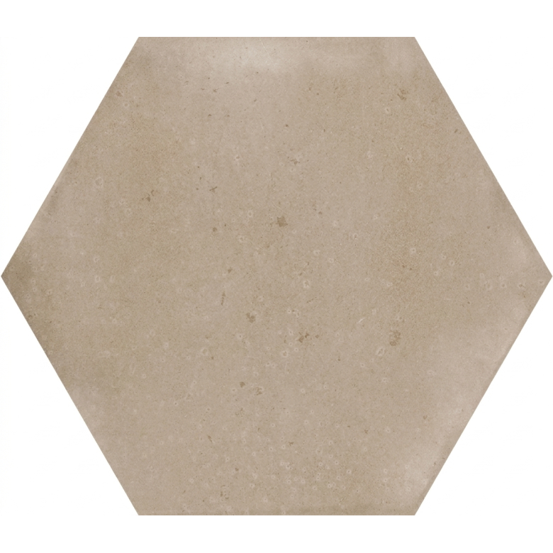 Carrelage sol hexagonal Acuarela beige 12,4x10,6 cm