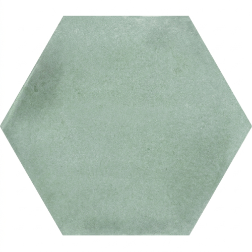 Carrelage sol hexagonal Acuarela menthe 12,4x10,6 cm