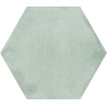 Carrelage sol hexagonal Acuarela menthe 12,4x10,6 cm