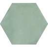 Carrelage sol hexagonal Acuarela menthe 12,4x10,6 cm