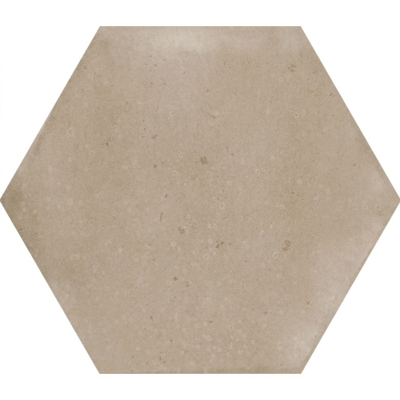 Carrelage sol hexagonal Acuarela beige 12,4x10,6 cm