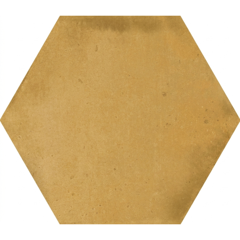 Carrelage sol hexagonal Acuarela ocre 12,4x10,6 cm