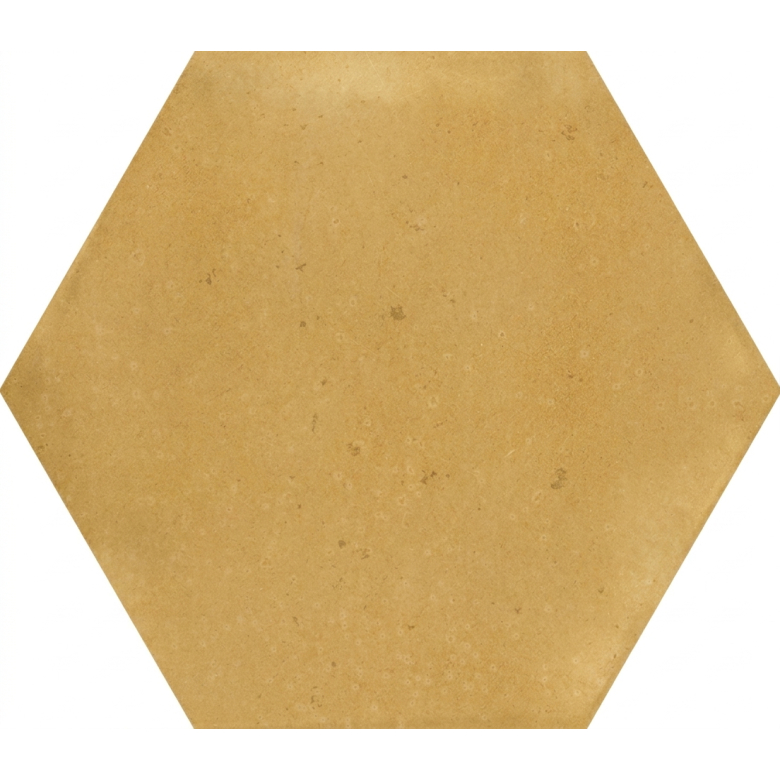 Carrelage sol hexagonal Acuarela ocre 12,4x10,6 cm