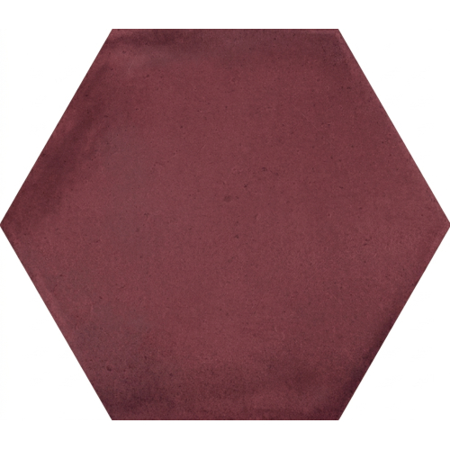 Carrelage sol hexagonal Acuarela prune 12,4x10,6 cm