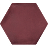 Carrelage sol hexagonal Acuarela prune 12,4x10,6 cm