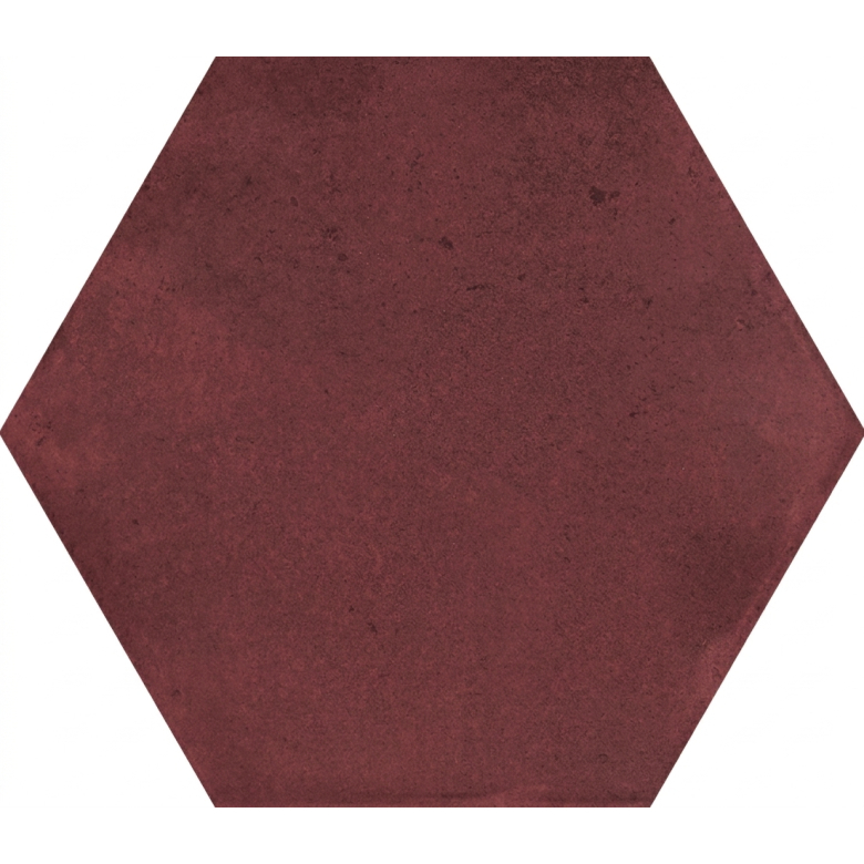 Carrelage sol hexagonal Acuarela prune 12,4x10,6 cm