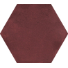 Carrelage sol hexagonal Acuarela prune 12,4x10,6 cm