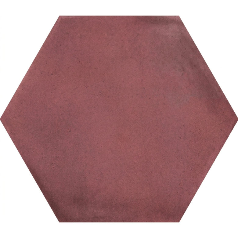 Carrelage sol hexagonal Acuarela prune 12,4x10,6 cm