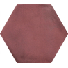 Carrelage sol hexagonal Acuarela prune 12,4x10,6 cm