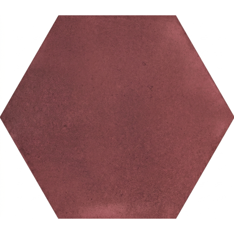 Carrelage sol hexagonal Acuarela prune 12,4x10,6 cm