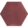 Carrelage sol hexagonal Acuarela prune 12,4x10,6 cm