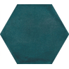 Carrelage sol hexagonal Acuarela bleu de prusse 12,4x10,6 cm