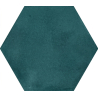 Carrelage sol hexagonal Acuarela bleu de prusse 12,4x10,6 cm