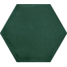 Carrelage sol hexagonal Acuarela émeraude 12,4x10,6 cm
