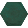 Carrelage sol hexagonal Acuarela émeraude 12,4x10,6 cm
